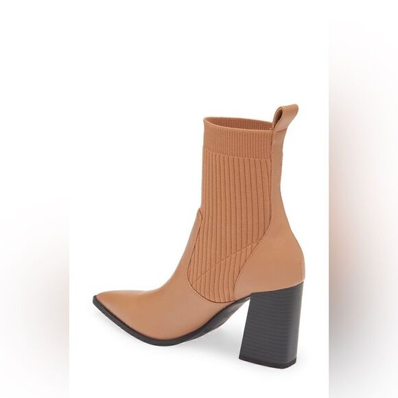 Brand New Open Edit Rafael Pointed Toe Boots Brown Size 9.5 - Picture 1 of 12